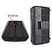 2-WAY professional 15" ABS speaker with amplifier, Pavimento, A muro / a soffitto, Incasso, Cablato, 40 - 18000 Hz, Nero, Metallo, Plastica - Foto miniatura 1